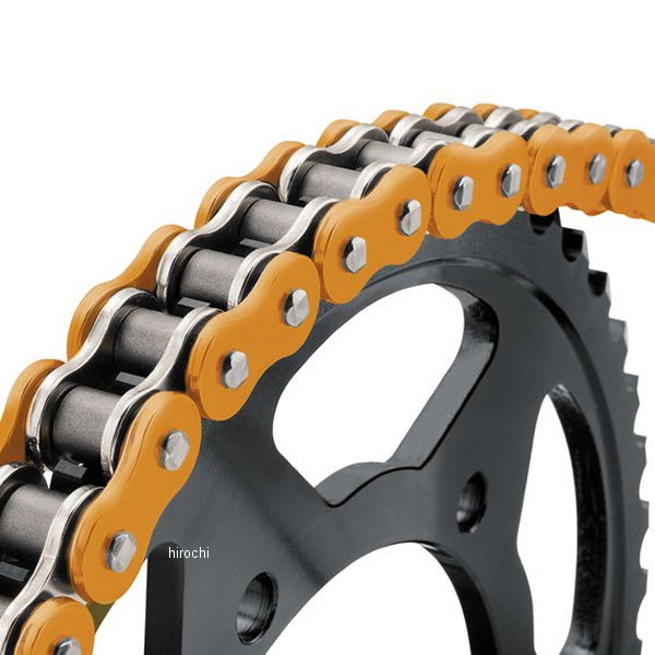 チェーン X-リング 530BMXR 120リンク オレンジ