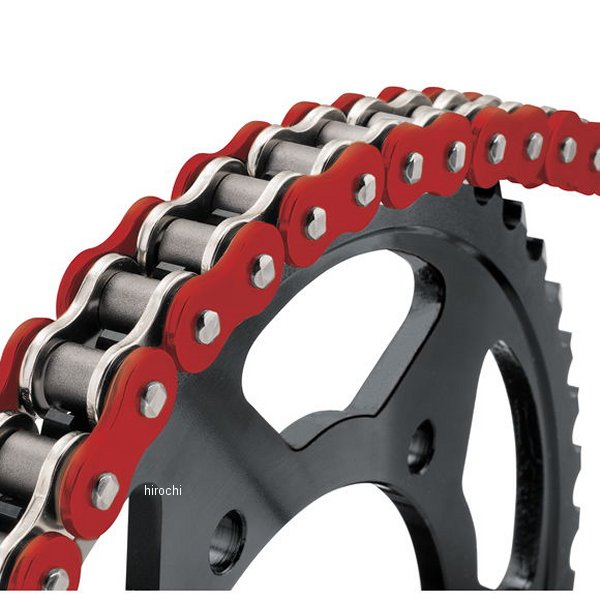 チェーン X-リング 530BMXR 150リンク 赤