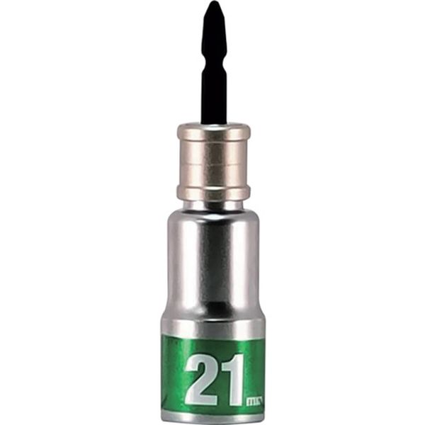 軸交換式落下防止ソケット12角 差込6.35x対辺21mm×全長115mm RS21SL-12K