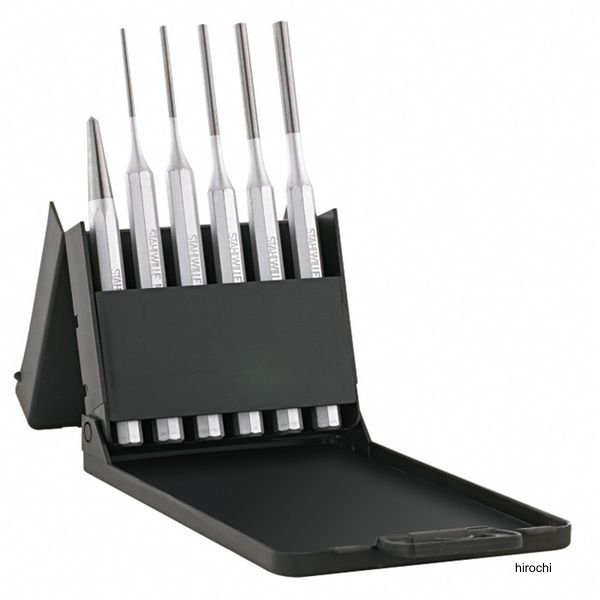 STAHLWILLE 6本組 ピンポンチ・センターポンチセット ケース入