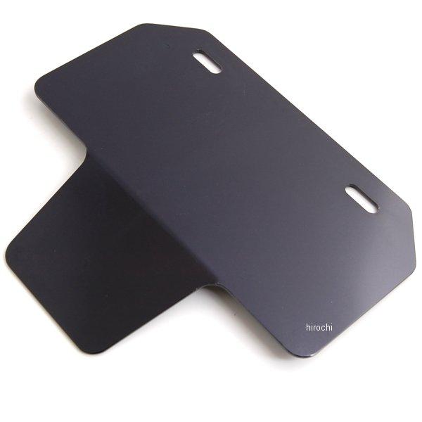 山型ナンバープレートホルダー 三角ステッカー付き 50cc-125cc用 黒