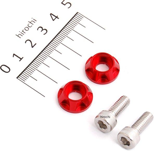 ナンバープレートホルダーセット NASAタイプ 2個入り 赤