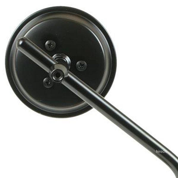 3インチラウンドミラー M10正ネジ 黒