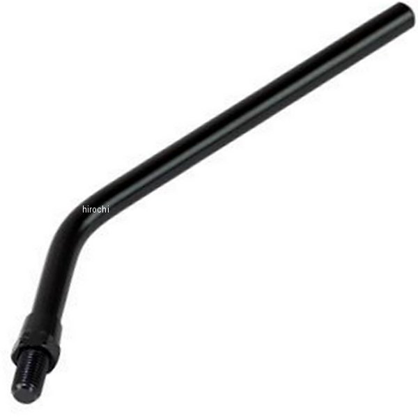 φ10ミラーステム M10-1.25 逆ネジ 黒