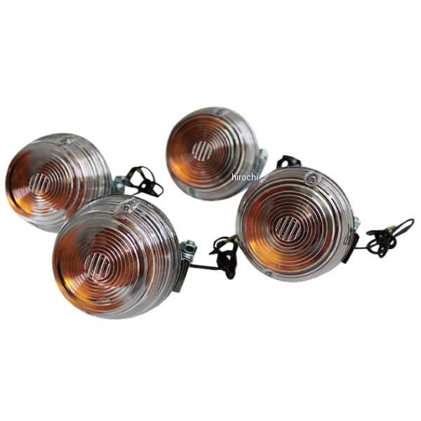 ウインカー 純正タイプ CB400F/CB750Four クリア 前後左右4個セット