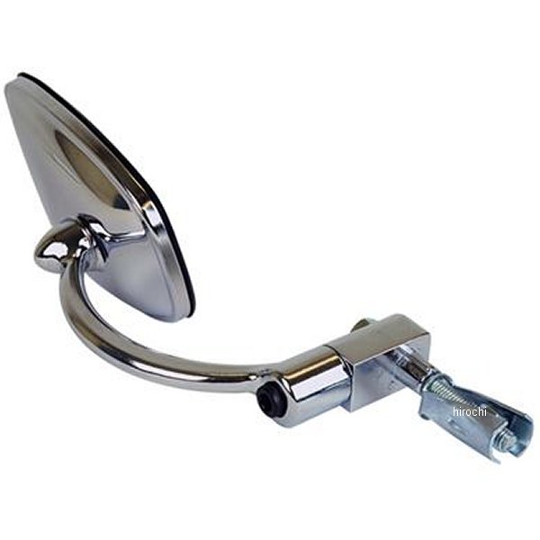 バーエンドミラー 22.2mmハンドル用 クローム