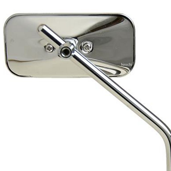 スクエアミラー M10正ネジ クローム