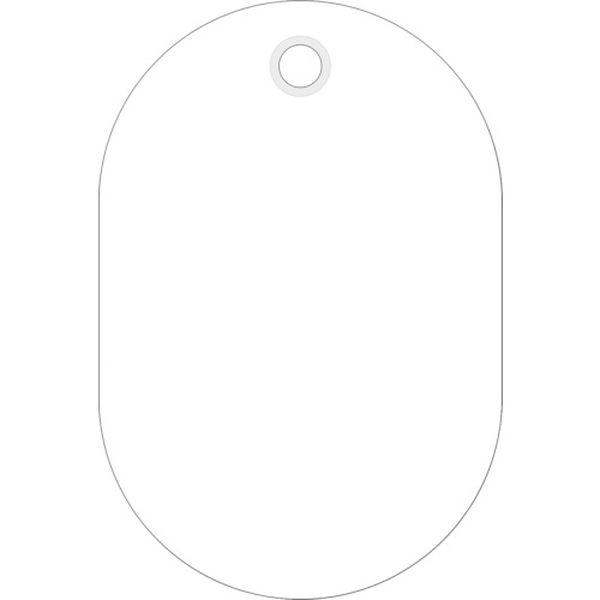 小判札(無地札) 白 45×30mm スチロール樹脂