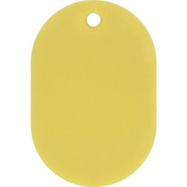 小判札(無地札) 黄 45×30mm スチロール樹脂