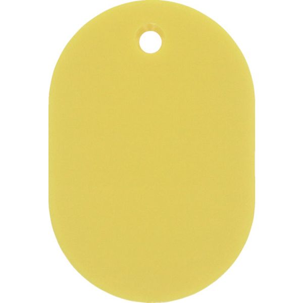 小判札(無地札) 黄 60×40mm スチロール樹脂