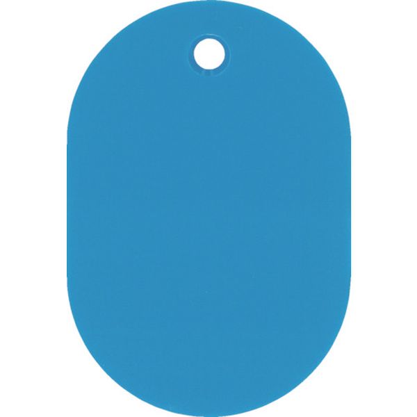 小判札(無地札) スカイブルー 60×40mm スチロール樹脂