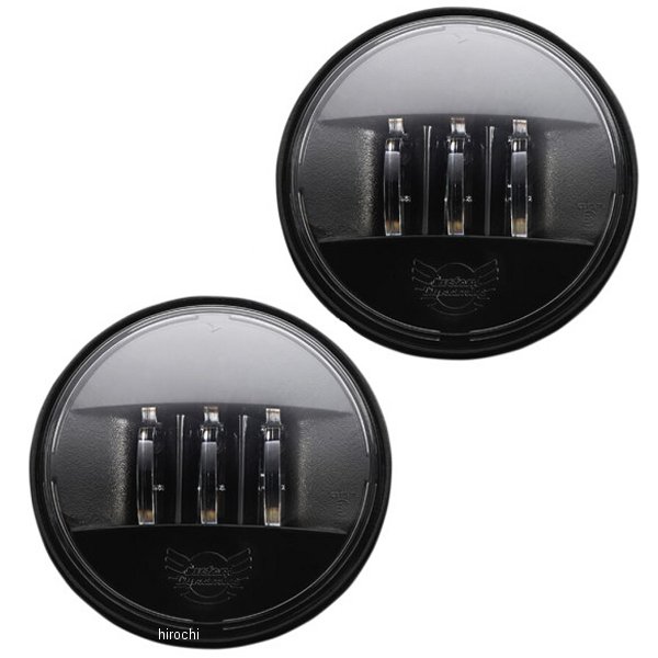 カスタムダイナミクス LED パッシングランプ 4.5インチ ProBEAM 黒 (左右ペア)