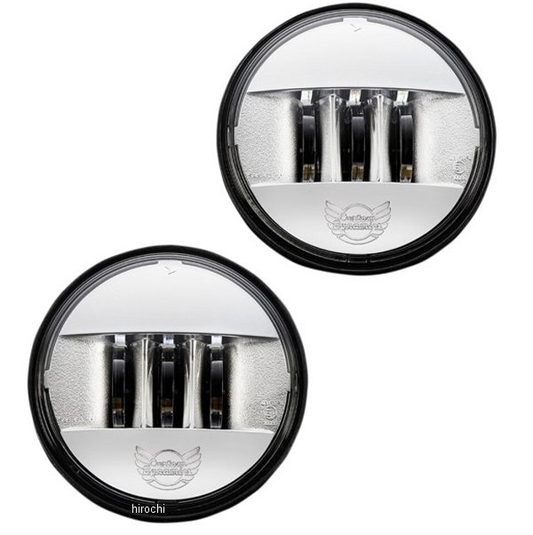 カスタムダイナミクス LED パッシングランプ 4.5インチ ProBEAM クローム (左右ペア)