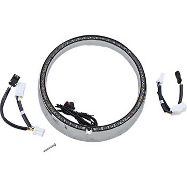 カスタム ダイナミクス LED トリムリング ウインカー機能付 06年-13年 クローム シーケンス