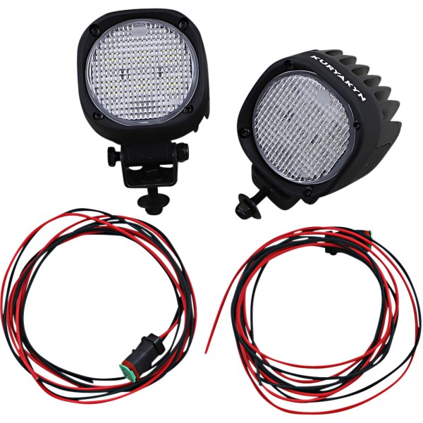 【セール特価】 ハイアウトプット ドライビングライト 1850ルーメン FLOODビーム 左右ペア