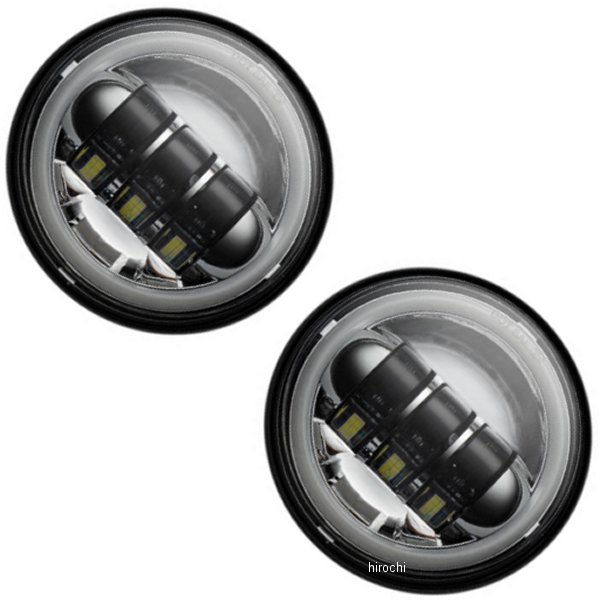 パッシングランプ 4.5"HALO クローム