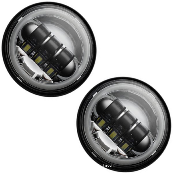 パッシングランプ 4.5"ProGLOW クローム