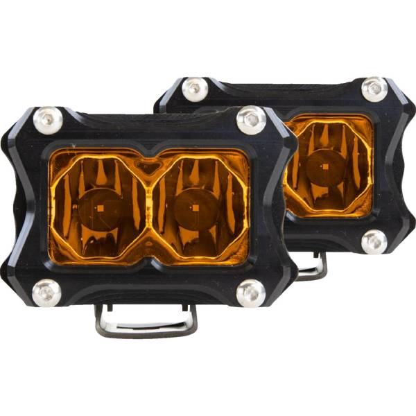 LEDフラッドライト ペア 2インチ 黒