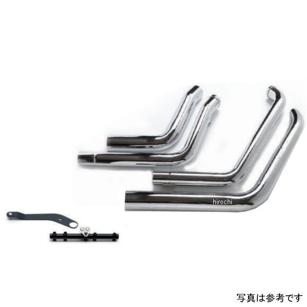 ショットガンエキパイ 07年-17年 ソフテイル 黒