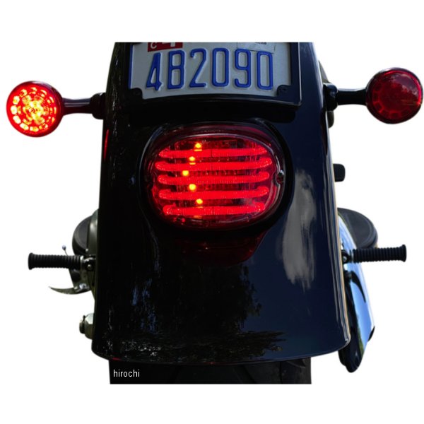 カスタム ダイナミクス LEDテールライト ウインカー機能付 上窓有り/赤