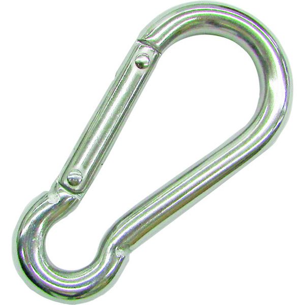 BE5 201-0386  ステンレス スナップフックBE型 線径5mm長さ55mm