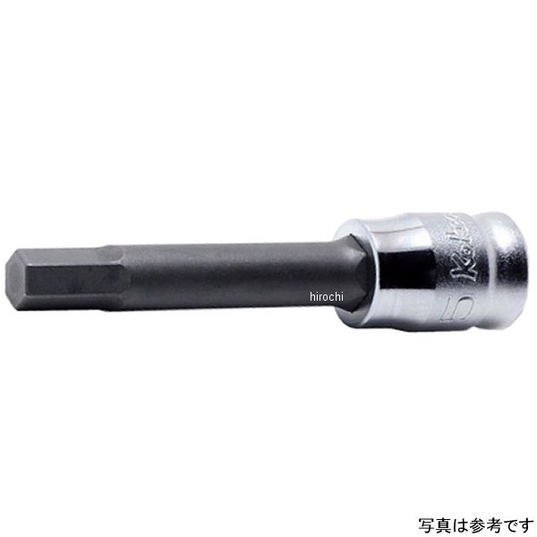 Ko-ken Z-EAL 1/4"(6.35mm)SQ. ヘックスビットソケット 全長50mm 4mm