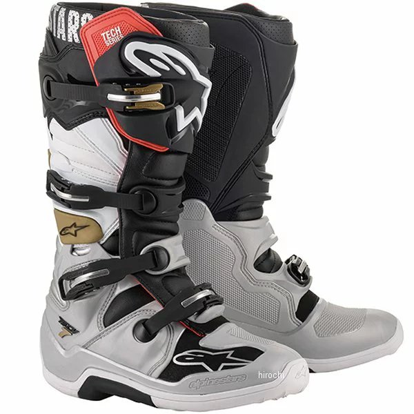 ブーツ TECH7 黒/シルバー/白/ゴールド 5サイズ 24.0cm