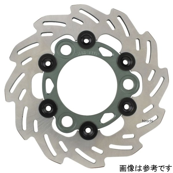 ウェーブフローティングディスクローター リア用 160mm NSF100 黒/黒