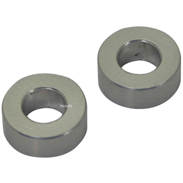 ポッシュ アルミスペーサー 汎用 M6&1/4インチ用 シルバー T=5 2個