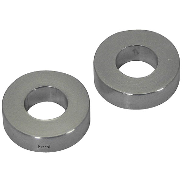 ポッシュ アルミスペーサー 汎用 M8&5/16インチ用 シルバー T=5 2個