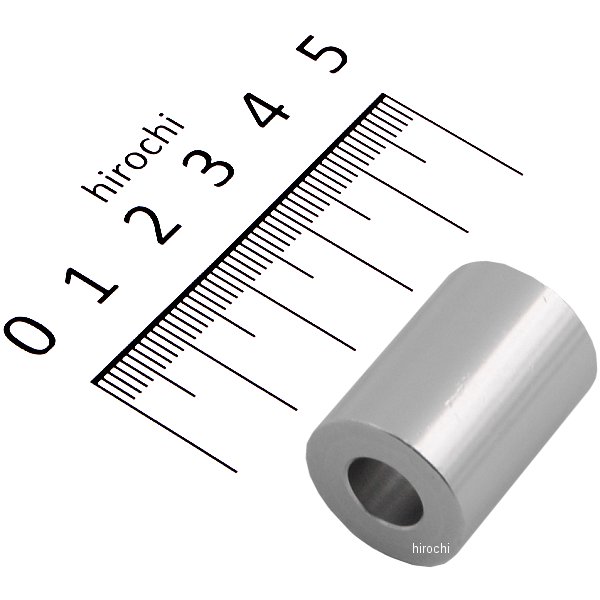 ポッシュ アルミスペーサー 汎用 M8&5/16インチ用 シルバー T=25 1個