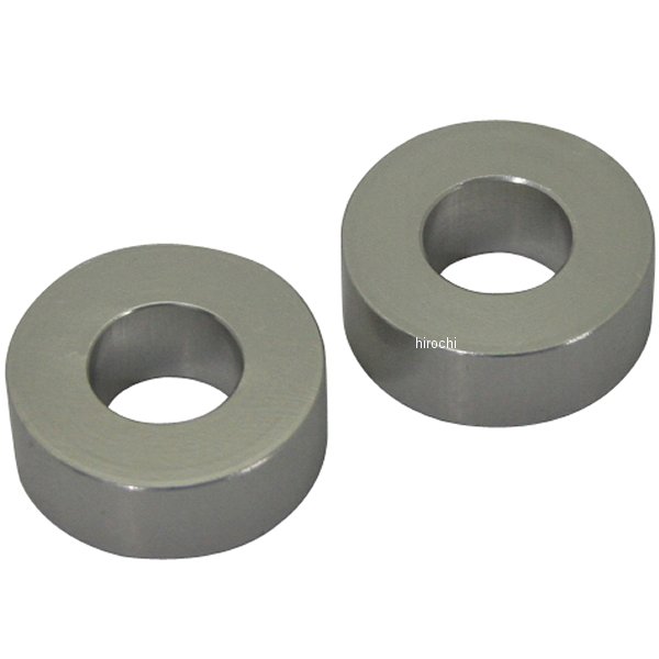 ポッシュ アルミスペーサー 汎用 M10&3/8インチ用 シルバー T=8 2個