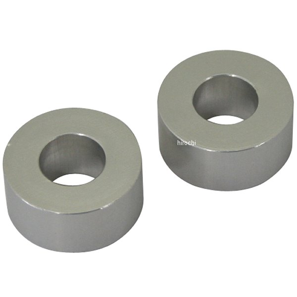 ポッシュ アルミスペーサー 汎用 M10&3/8インチ用 シルバー T=10 2個