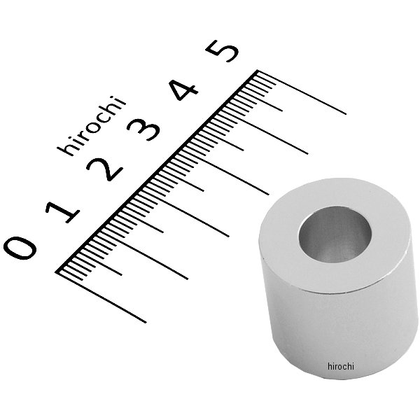 ポッシュ アルミスペーサー 汎用 M10&3/8インチ用 シルバー T=20 1個