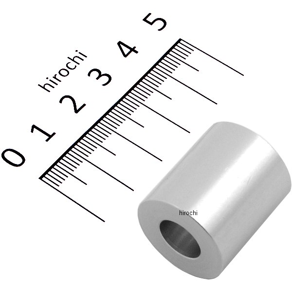 ポッシュ アルミスペーサー 汎用 M10&3/8インチ用 シルバー T=25 1個