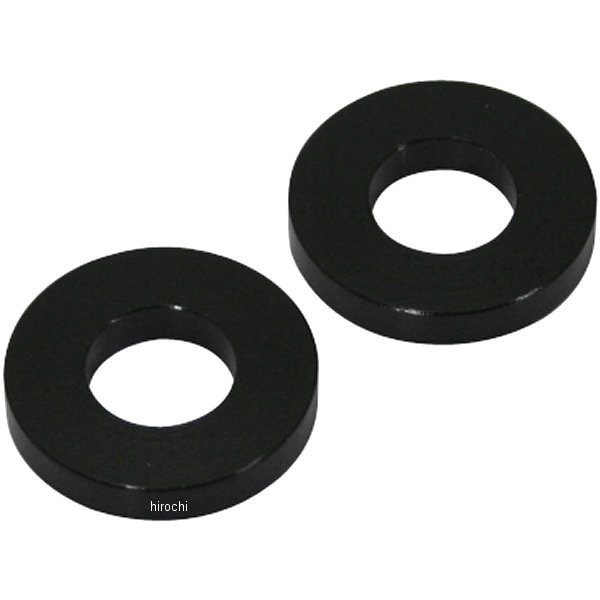 ポッシュ アルミスペーサー 汎用 M10&3/8インチ用 黒 T=3 2個