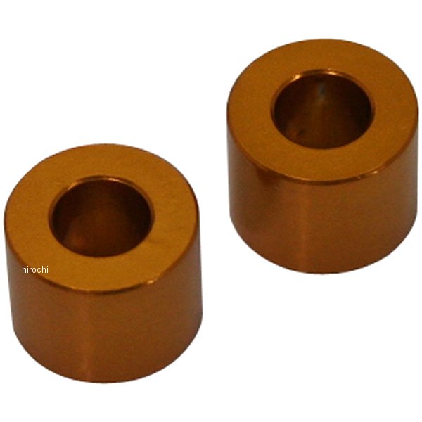 ポッシュ アルミスペーサー 汎用 M6&1/4インチ用 ゴールド T=10 2個