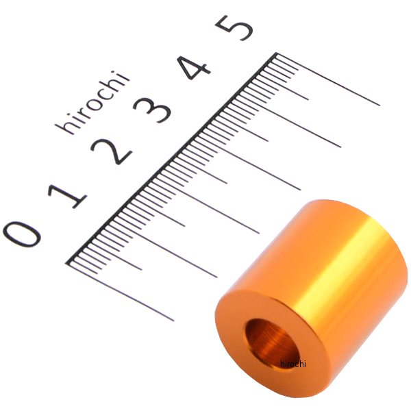 ポッシュ アルミスペーサー 汎用 M8&5/16インチ用 ゴールド T=20 1個