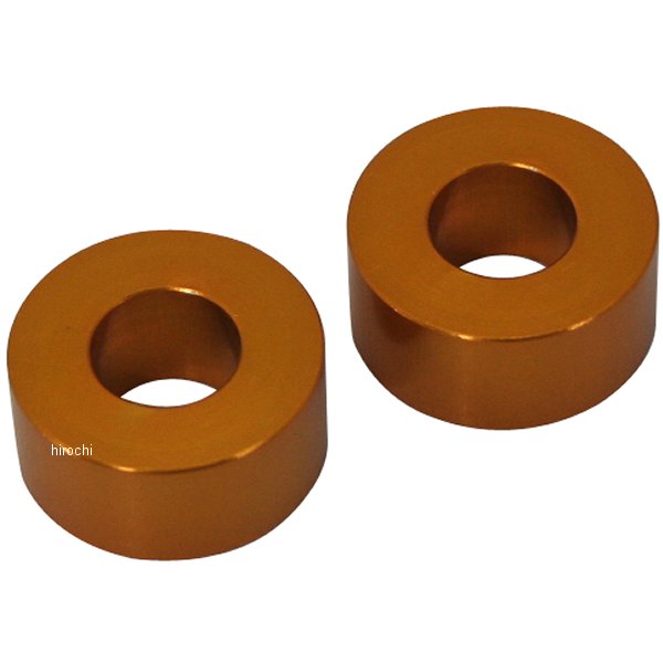 ポッシュ アルミスペーサー 汎用 M10&3/8インチ用 ゴールド T=10 2個