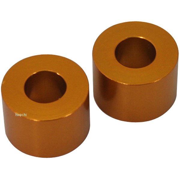 ポッシュ アルミスペーサー 汎用 M10&3/8インチ用 ゴールド T=15 2個