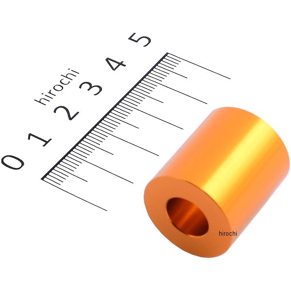 ポッシュ アルミスペーサー 汎用 M10&3/8インチ用 ゴールド T=25 1個