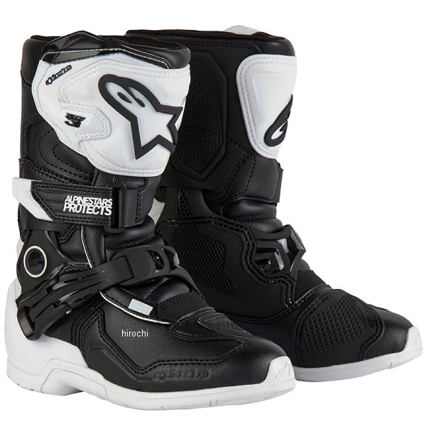 ブーツ TECH3S キッズ用 白/黒 12サイズ