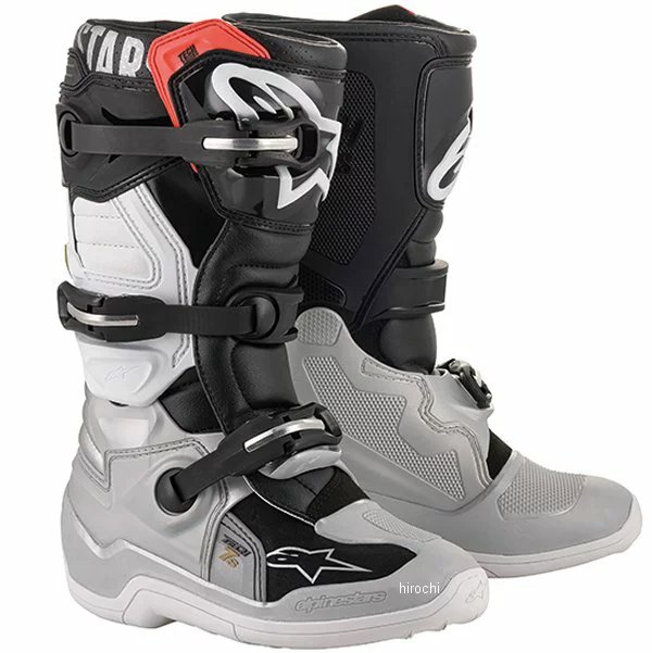 ブーツ テック7S ユース用 黒/シルバー/白/ゴールド 7サイズ