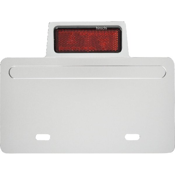 ポッシュ POSH ナンバープレートホルダー シルバー