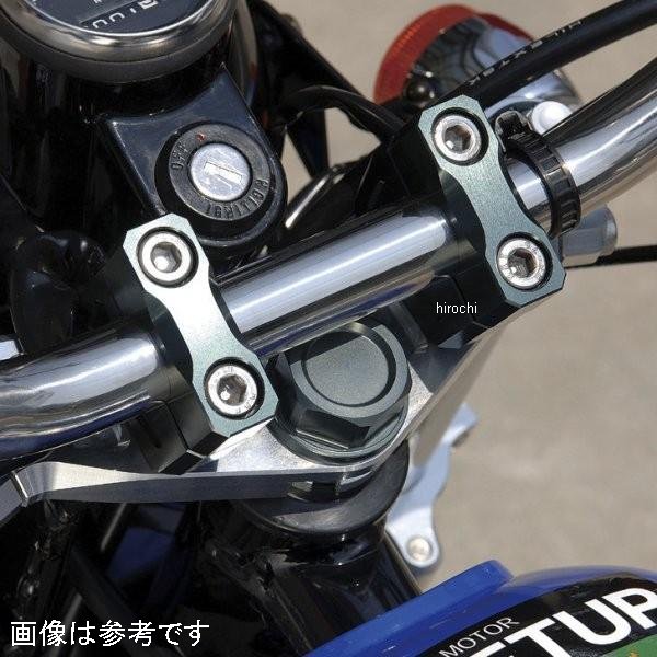 ビレットトップブリッジセット エイプ50、エイプ100 黒/黒