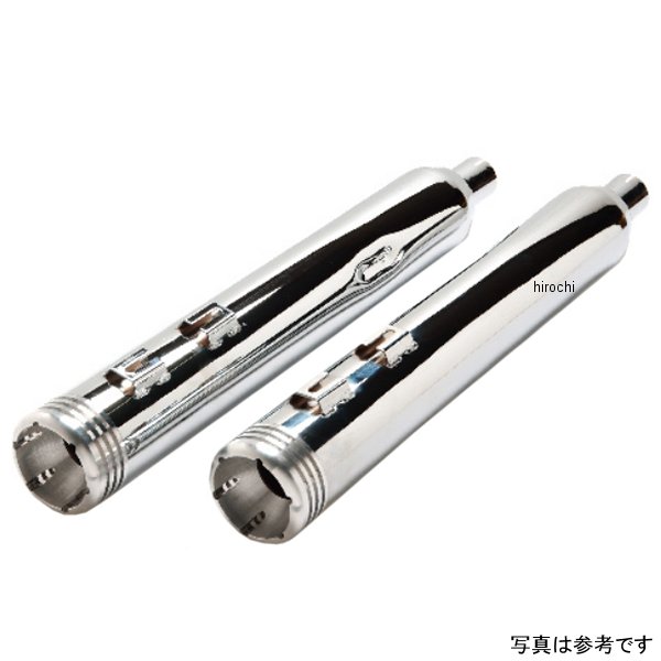 スリップオンマフラー ファットマン 17年以降 ツーリング クローム/ラウンドエンドクローム