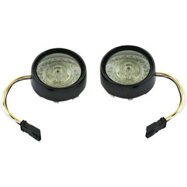 カスタム ダイナミクス LEDウインカー フラット JAEソケット スモーク/黒