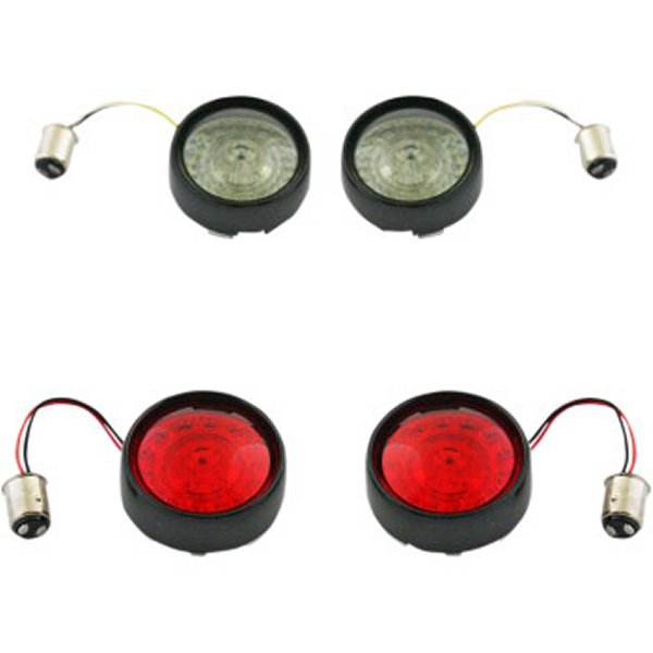 カスタム ダイナミクス LEDウインカーインサート 11年以降 黒