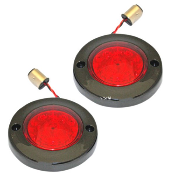 カスタムダイナミクス LEDウインカーインサート RINGS リア ダブル球 フラット 黒