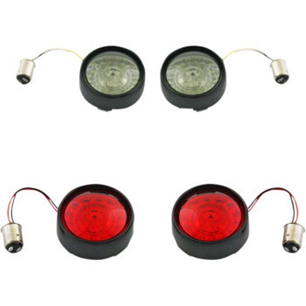 カスタム ダイナミクス LEDウインカーインサート 12年-17年 黒